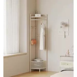 철제 코너 행거 선반 원룸 모서리 옷걸이 아이방 틈새 스탠드 드레스룸