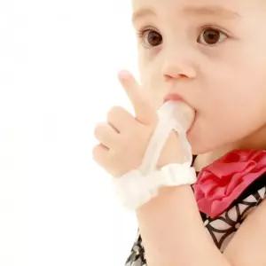 아기 손빨기 손가락빨기 방지 교정기 실리콘 엄지