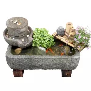 연못 분수 인공 실내분수 인테리어 소형 가정용 미니분수대