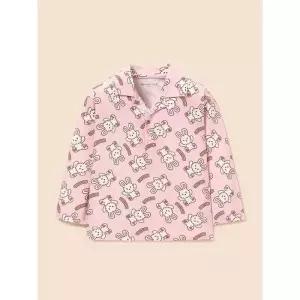 빈폴 키즈 토끼 빙키 파자마 2PCS 상하 세트 라이트 핑크 BI5X41U06Y 400179