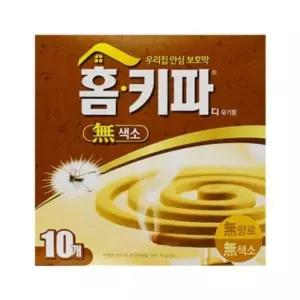 홈키파 모기향 모기퇴치제 모기기피제 10개입
