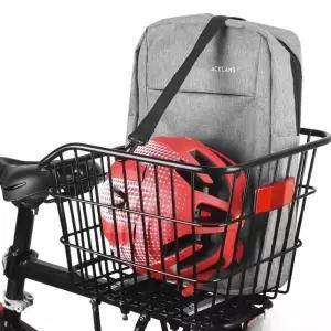 자전거바구니 자전거 뒤바구니 철제 국토 픽업 수납함 시장 프레임 짐받이