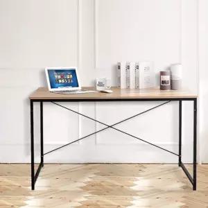 철제 120 우드기본책상 고등학생 책상겸테이블 조립식