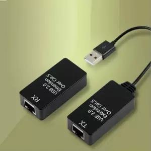 USB 142CNC03 2.0 리피터 RJ45 50M LAN RX TX 전송기 수신기