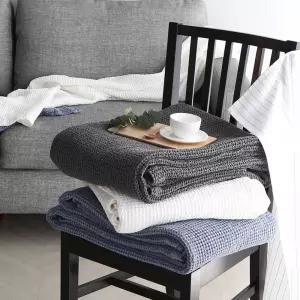 모달 와플 피그먼트 여름이불 4color 3size 와플 이불 모달 면 여름 홑 담요 낮잠 유아