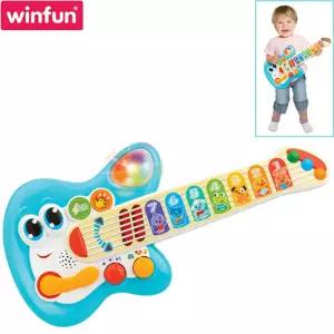 윈펀 리틀밴드 멜로디터치 기타 유아장난감 장난감 백일 지능개발 돌아기 노래장난감