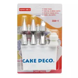 케이크 케? 데코 모양깍지 짤주머니 6종 소