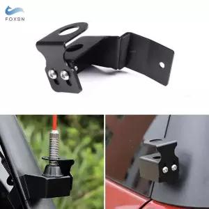 호환  랜드 로버 프리랜더 2 2007-2015 블랙 카본 스틸 자동차 외장 뒷문 라디오 안테나 브래킷베이스 2008