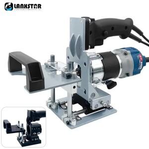 미니 그루빙 머신 랙, 휴대용 목공 몰드 트리머 밀링 커터 연결 포지셔닝 2-in-1