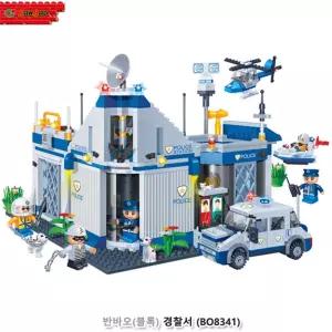 반바오(블록) 경찰서 순경 경찰차 토이 경찰자동차 역할장난감 남아조카 장난감 완구