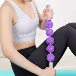 땅콩 롤러 마사지 스틱 5볼 지압롤러 안마 마사지바