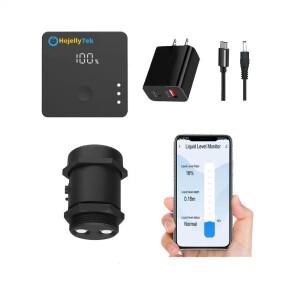ULS-03GP 무선 탱크 레벨 모니터 와이파이 초음파 센서 앱 시간 표시 액체 경보 가정용 인디케이터