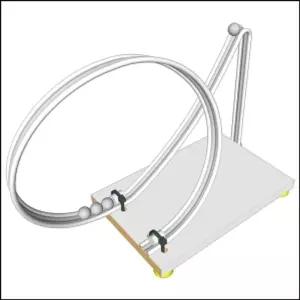 뉴 알파형 자석 롤러코스터 만들기/공작/시간/과학/교구/교육/나선형/단체/수업/돌봄/교실/게임