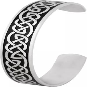 남성용 하킬 바이킹 주얼리 커프 팔찌