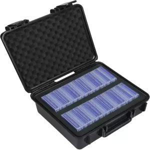 3인치 x 4인치 35PT 견고한 카드 홀더용 방수 탑로더 보관함 트레이딩 케이스 300개의 보관 가능 원터치