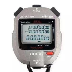 [셀러허브]세이코 스톱워치 100M 방수 수영 수상스포츠용초단위 시계 (S143) (S32586645)