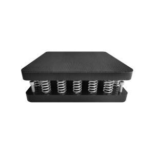 우퍼 방진 패드 스프링 서브 우퍼받침대 2개 절연 받침대 완충 댐핑 삼각형 매트 고무