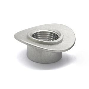 광대역 공기 비 게이지 산소 센서 용접 새들 마개 스테인레스 스틸 마운트 O2 배기 파이프