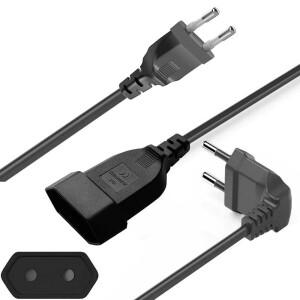 EU 전원 연장 케이블 2구 유럽 AC 코드 남성-여성 5M3M1.5M 소켓 보호기