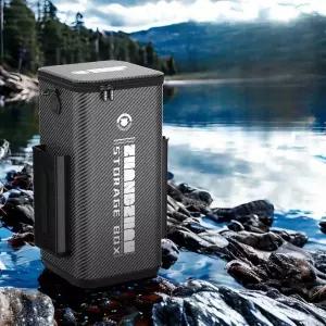 하드 밑밥통 미끼통 패턴 태클 보조가방 카본파이버 낚시