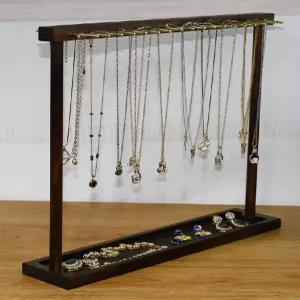 우드 주얼리 거치대 진열대 목걸이 악세사리 디스플레이