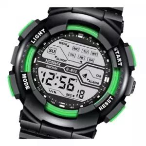 [셀러허브]HONHX 전자시계 군대준비물 방수 그린 밀리터리시계 (S37698601)