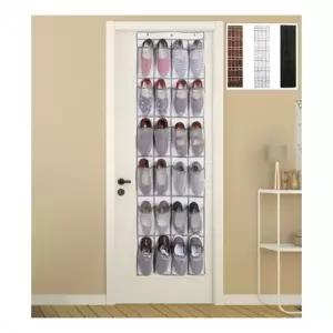 24칸 신발 수납 포켓 벽걸이 공간활용 대용량 보관대