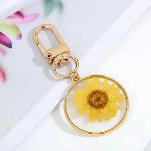 [셀러허브]해바라기 꽃 감성 장식 데일리 소품 키링 열쇠고리 (S37719994)