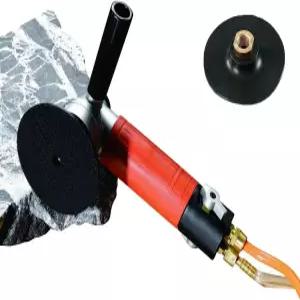 에어 습식 폴리셔/샌더 4인치 다용도 스톤 그라인더 4500 RPM 공압식 전면 측면 배기 장치 석재 및