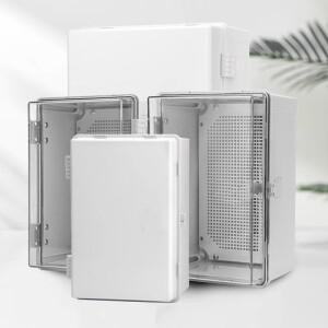 IP67 방수 ABS 플라스틱 인클로저 박스 회색/투명 야외 전자 제품  유통용