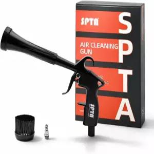 SPTA 자동차 청소기 블로우건 트럼펫 헤드 고압 건조기 청소 공기총 키트 표면의 먼지와 먼지를 빠르게