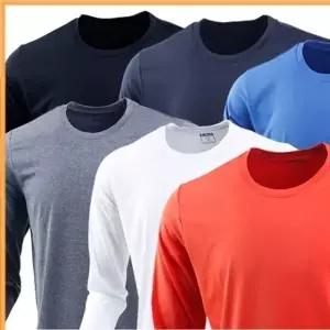 스판덱스 라운드 긴팔/쿨론/기능성/에어로쿨/운동복