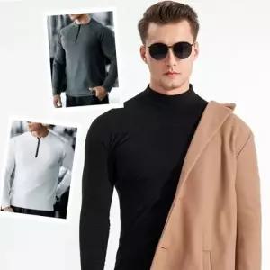 슬리밍 도톰 티셔츠2종 목폴라티셔츠 가을겨울 기모티셔츠 슬리밍티셔츠 스윗티셔츠