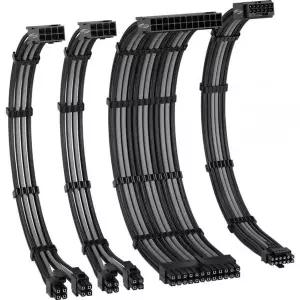 PSU 254JFP82 연장 16AWG 슬리빙 케이블 세트 블랙 그레이 4종