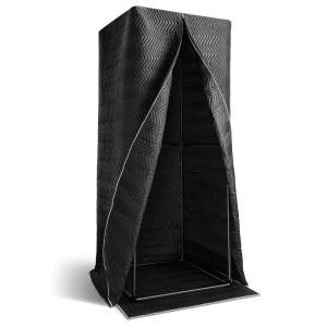 [미국배송] MOUKEY 휴대용 보컬 부스 720도 사운드 감쇠 기능이 있는 원피스 디자인 녹음 보이스오버를 위한 홈 스튜디오 방음 팟캐스트 노래하기