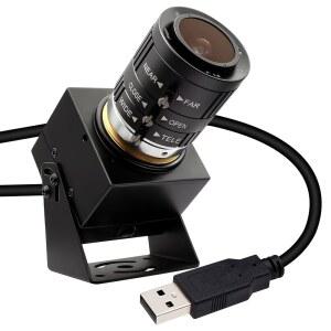[미국배송] SVPRO 1080P 120FPS 고속 USB 카메라 12메가픽셀 4K GLOF 스윙 웹캠 수동 포커스 3배 광학 줌 산업용 라이트번 캠 UVC 플러그 및 컴퓨터 노트북 라즈베리 파이용 재생