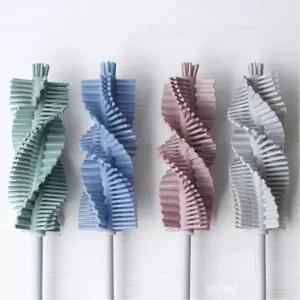 인체무해 꽈배기 실리콘 물병 병솔 텀블러세척솔 행주 컵솔 청소솔 틈새세척솔 주방솔