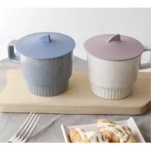 파스텔 실리콘 다목적 머그컵 덮개 키친덮개 다용도뚜껑 주방덮개 주방용덮개