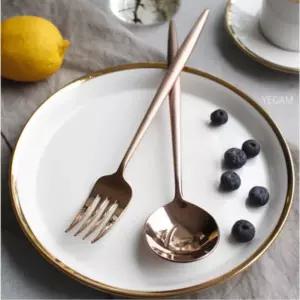 로즈골드 마니아 스푼 포크 나이프 커트러리 양식나이프 스푼포크세트 포크나이프