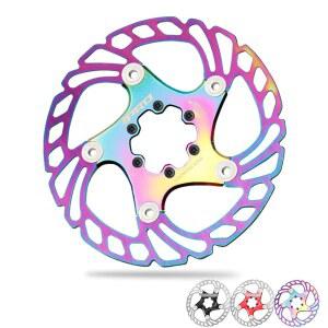 버클로스 IIIPRO 140mm 160mm 180mm 203mm 플로팅 바이크 디스크 브레이크 로터, 6개의 볼트가 장착된 산악 자전거 MTB 스테인리스 로드 / 전기 BMX(다채색)용 로터