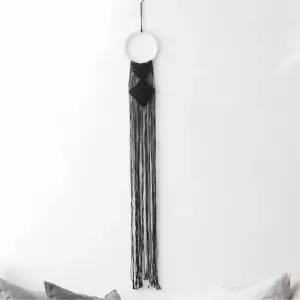 롱 블랙 악몽안꾸는 드림캐처 핸드메이드 천장인테리어 북유럽 예쁜모빌 천장모빌