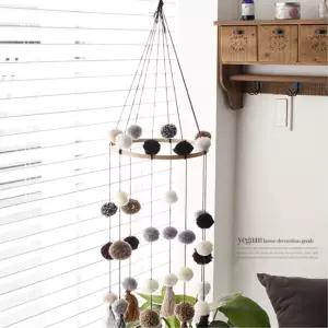 핸드메이드 부들 폼폼이 천장 모빌 천장데코 신혼집인테리어 천정데코 신혼집꾸미기