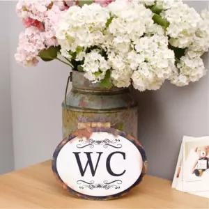 화장실 문 걸이 인테리어 wc 사인보드 북유럽풍 아늑한분위기 인테리어걸이 벽걸이