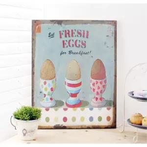 프레시 에그 모양 캔버스 감성 광고판 액자프레임 북유럽액자 디자인액자 포스터그림