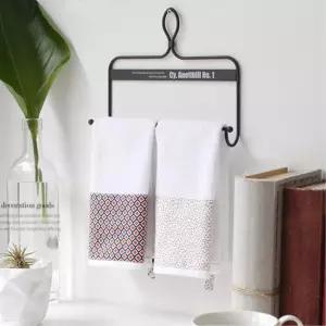 빈티지 철제 튼튼 핸드타올 수건걸이 다용도걸이 수건건조대 수건정리 욕실미니행거