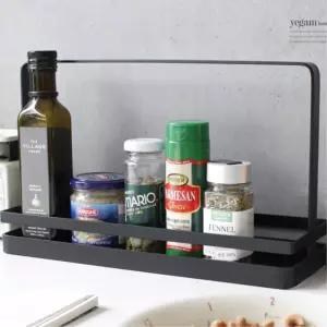 식탁정리 양념병 심플 철제 홀더 인테리어샵 카페소품 인테리어소품 빈티지인테리어