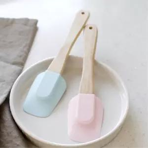 아기자기 미니 볶음주걱 실리콘 스패출러 볶음스푼 키친주걱 다용도주걱 뒤집개