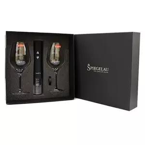 [셀러허브 생활리빙]슈피겔라우 오센티스 보르도 와인잔 전동와인오프너 선물세트