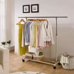 [셀러허브 1]이동식 행거 스탠드 옷걸이 정리 옷장 드레스룸 1단