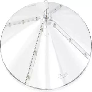 새 모이통을 위한 본 배플 레인 가드용 19.5인치 오버사이즈 모이통 커버 다람쥐 가드 야외용 풀 프로텍션